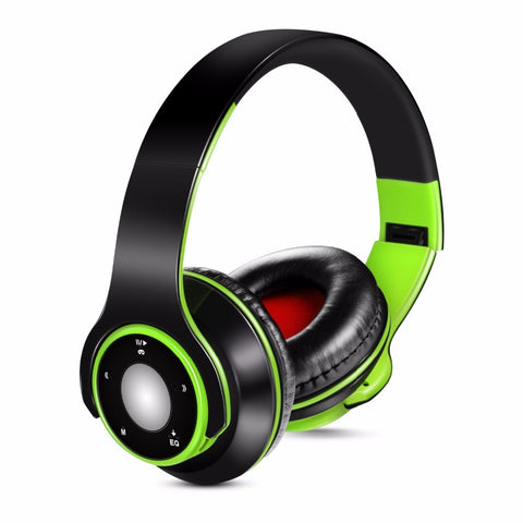 Foldable Colorful Wireless Bluetooth Headphone with Mic