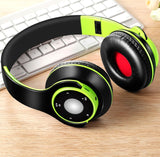 Foldable Colorful Wireless Bluetooth Headphone with Mic