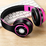 Foldable Colorful Wireless Bluetooth Headphone with Mic