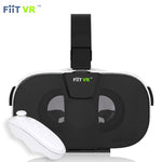FIIT VR 3D Virtual Reality Glasses Headset for 4.0-6.5 inch SmartPhone+Bluetooth Gamepad 5.0