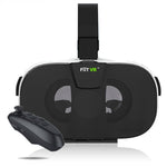 FIIT VR 3D Virtual Reality Glasses Headset for 4.0-6.5 inch SmartPhone+Bluetooth Gamepad 5.0