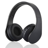 Rose Gold Foldable Wireless Bluetooth Headphones with Mic