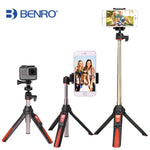 BENRO 3 in 1 Bluetooth Monopod Tripod Selfie Stick 33inch for IOS Android Gopro