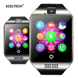 SCELTECH Q18 Bluetooth Smart Watch with Camera for IOS Android