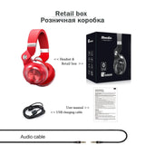 Bluedio T2+ Foldable Wireless Bluetooth Headphone with Mic