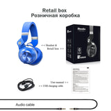 Bluedio T2+ Foldable Wireless Bluetooth Headphone with Mic