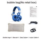 Bluedio T2+ Foldable Wireless Bluetooth Headphone with Mic