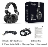 Bluedio T2+ Foldable Wireless Bluetooth Headphone with Mic
