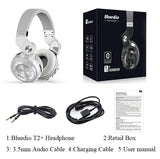 Bluedio T2+ Foldable Wireless Bluetooth Headphone with Mic