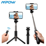Mpow PA108 3 in 1 Selfie Stick Bluetooth Remote Control+Monopod+Tripod For IOS Android